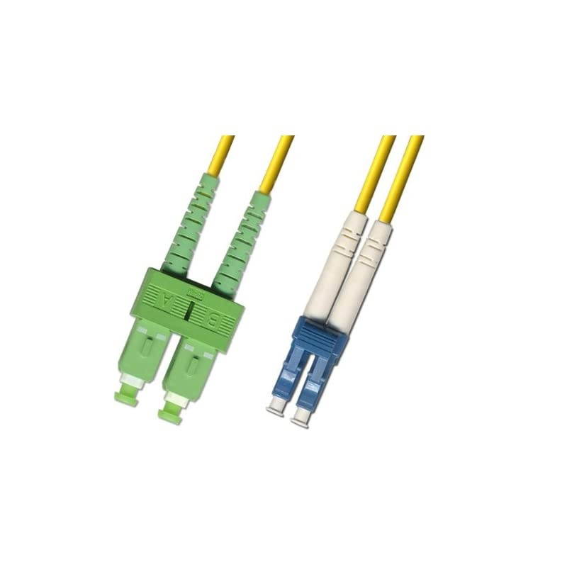 Singlemode Duplex Fiber Optic Cable 9125 LCUPC to SCAPC