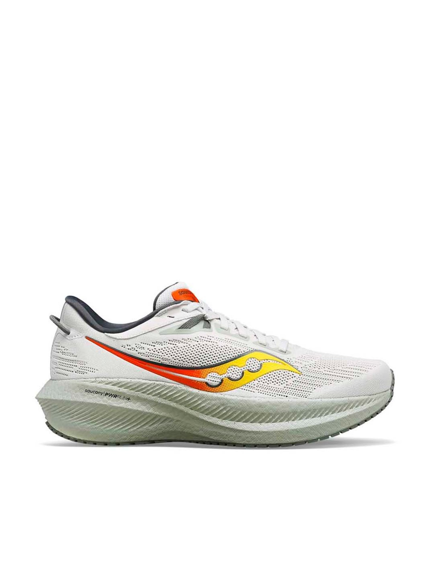 Saucony Men's Triumph 21 Off White Running Shoes