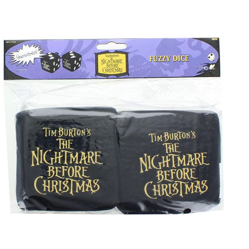 Neca Nightmare Before Christmas Plush Fuzzy Dice