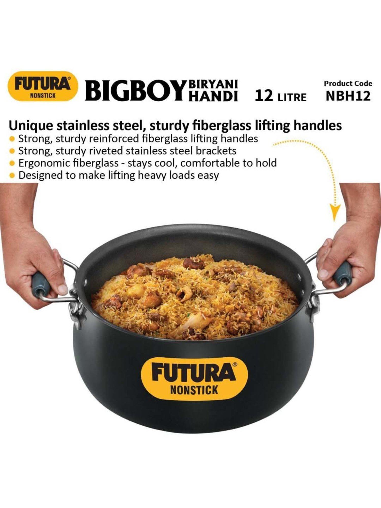 HAZEL Silver Induction Bottom Tope Stainless Steel Patila - 17.7 cm (2500 ml)