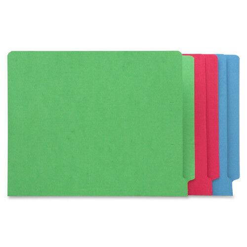 Sparco Colored End Tab Fastener Folder - Letter - 8.50" X 11" - 2 Fastener -