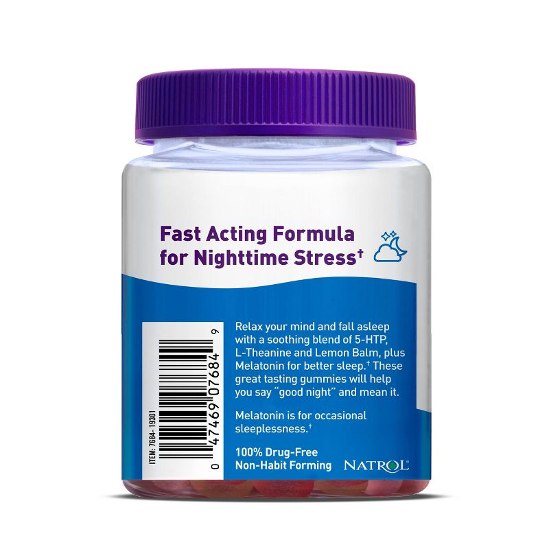 Natrol Relaxia Night Calm Gummies - Berry - 50ct