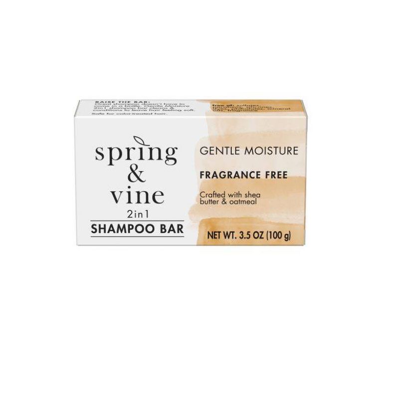 Spring & Vine Moisturizing Oatmeal Shampoo Bar - 3.5oz