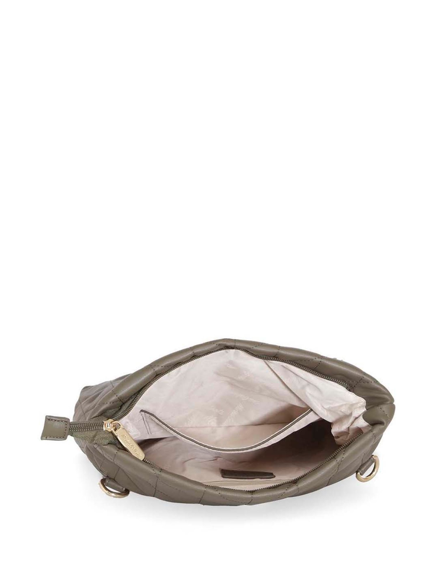 Marina Galanti Olive Quilted Medium Sling Handbag