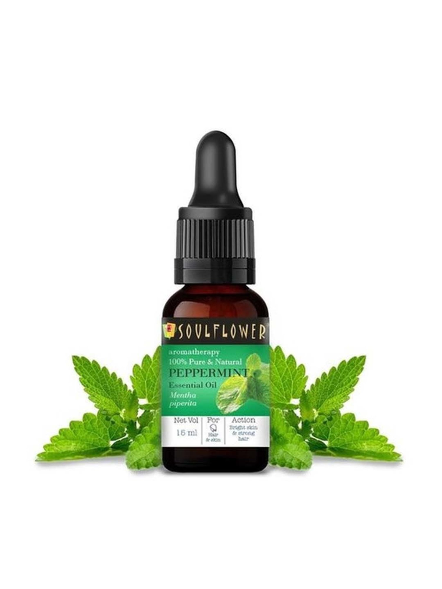 Soulflower Peppermint Essential Oil - 15 ml