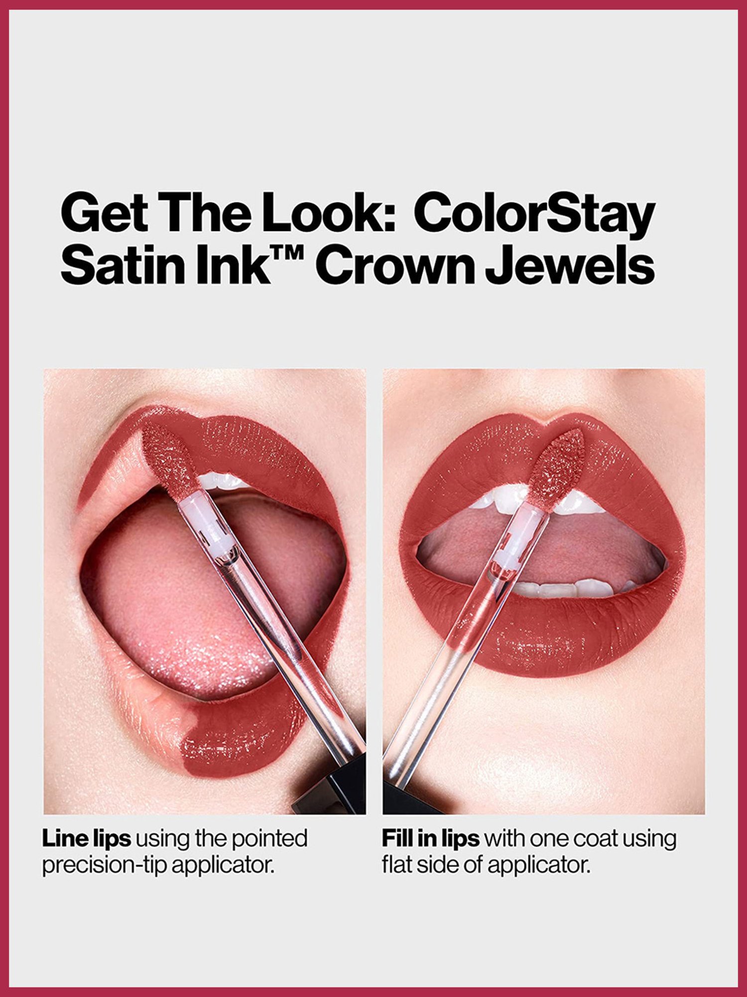 Revlon ColorStay Satin Ink Crown Jewels Liquid Lipstick Pink Duchess - 5 ml