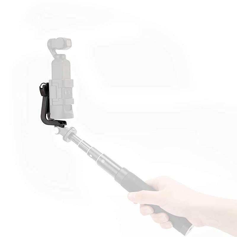 PGYTECH Action Camera L-Shape Bracket for DJI/OSMO Action/OMSO Pocket Handle Gimbal,L Holder Mount for GoPro Action Camera Interface Conversion 180&deg;Rotatable