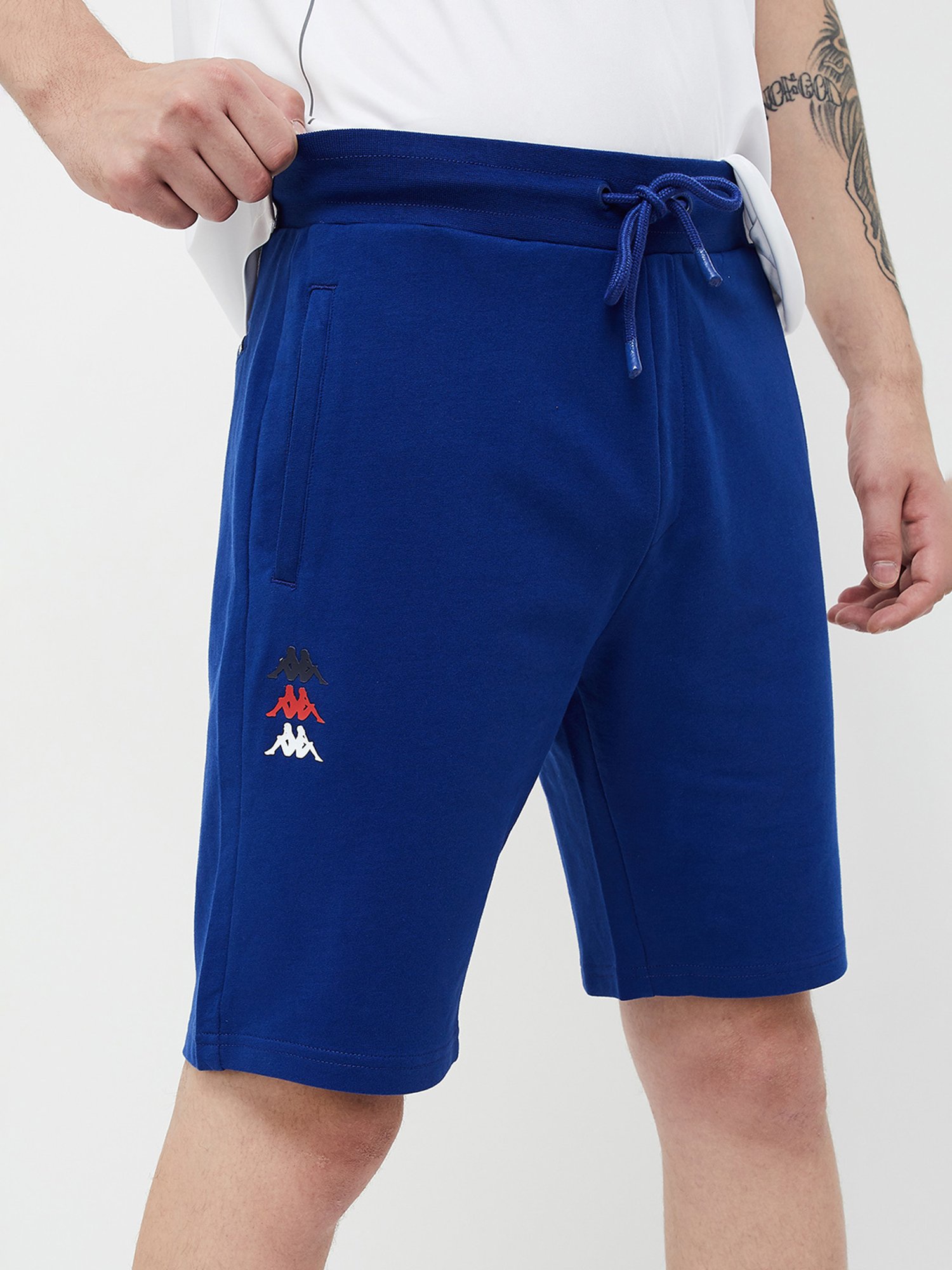 KAPPA Navy Relaxed Fit Sports Shorts