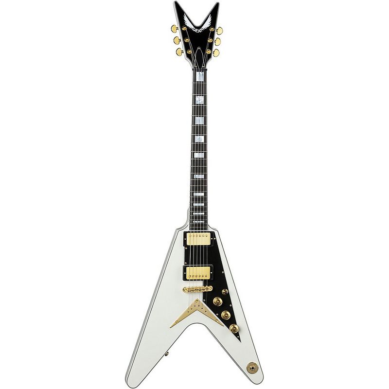 Dean Christian Martucci V Electric Guitar Vintage White