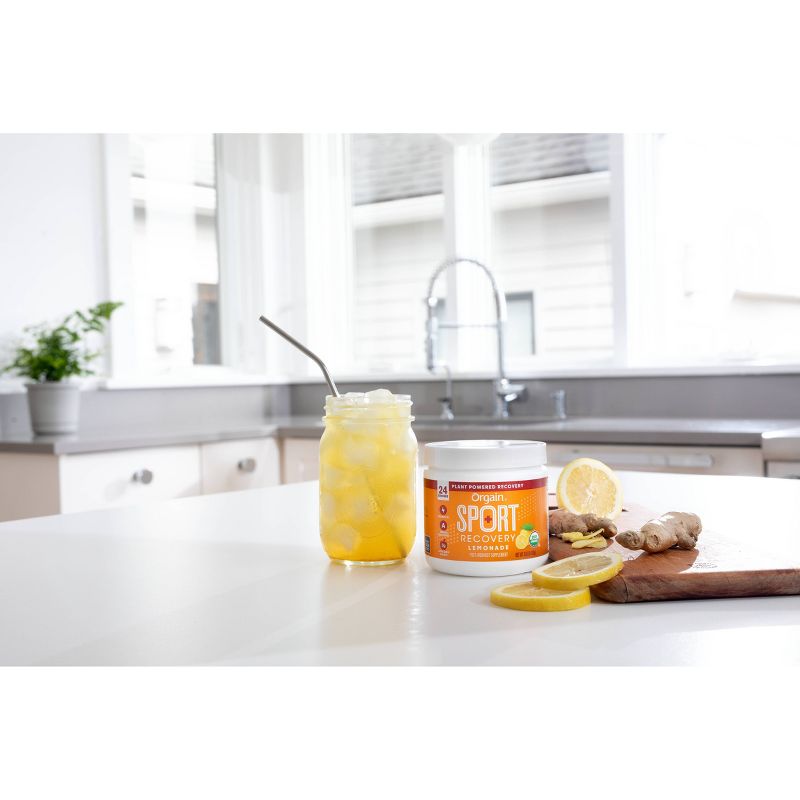 Orgain Organic Sport Recovery Powder - Lemon Ginger - 8.4oz