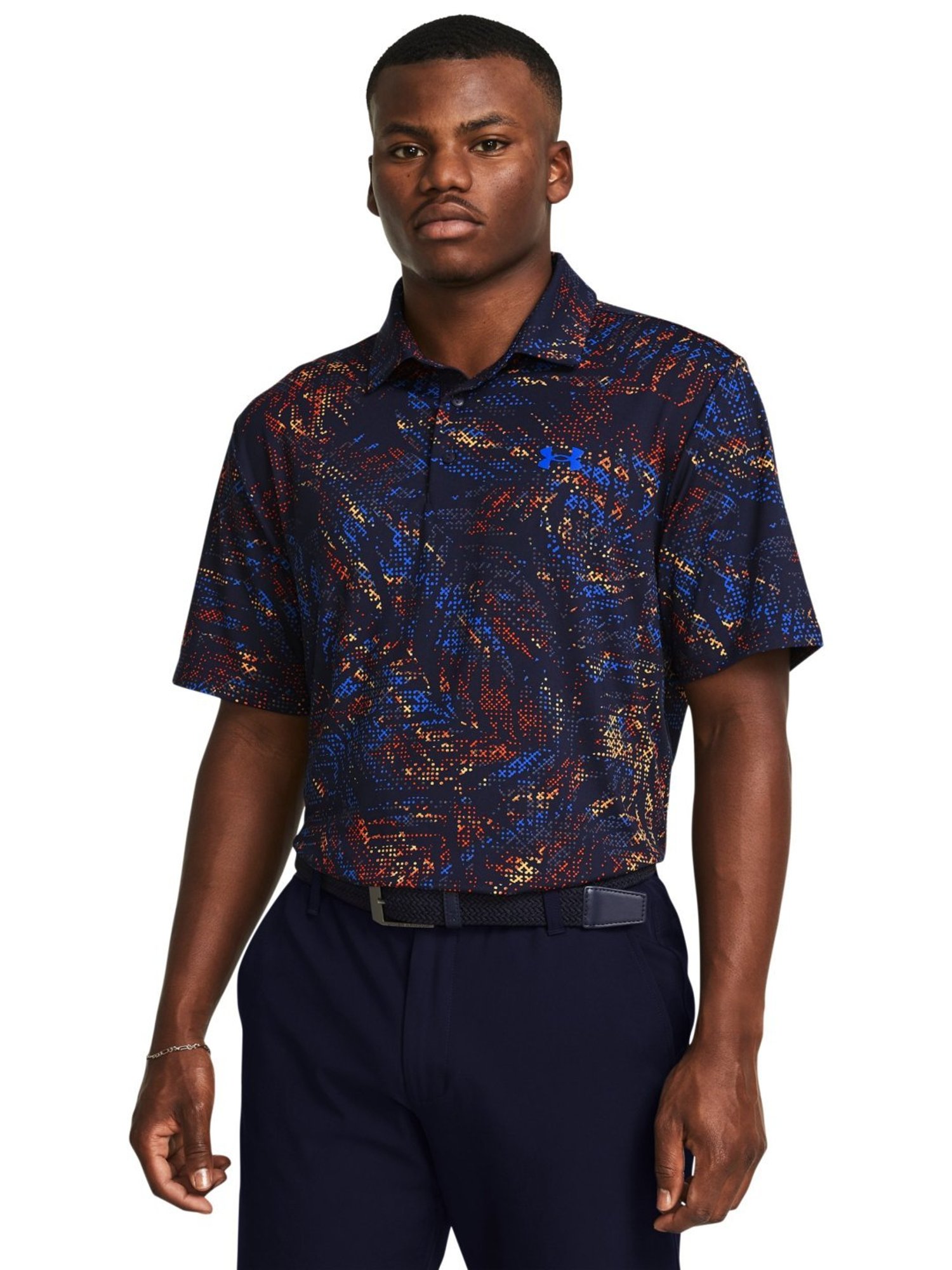 Under Armour Blue Slim Fit Polo T-Shirt