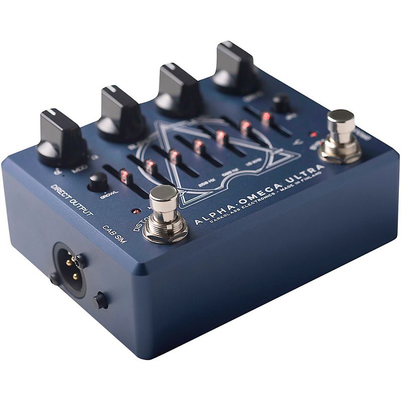 Darkglass Alpha Omega Ultra V2 Bass Preamp Pedal Blue