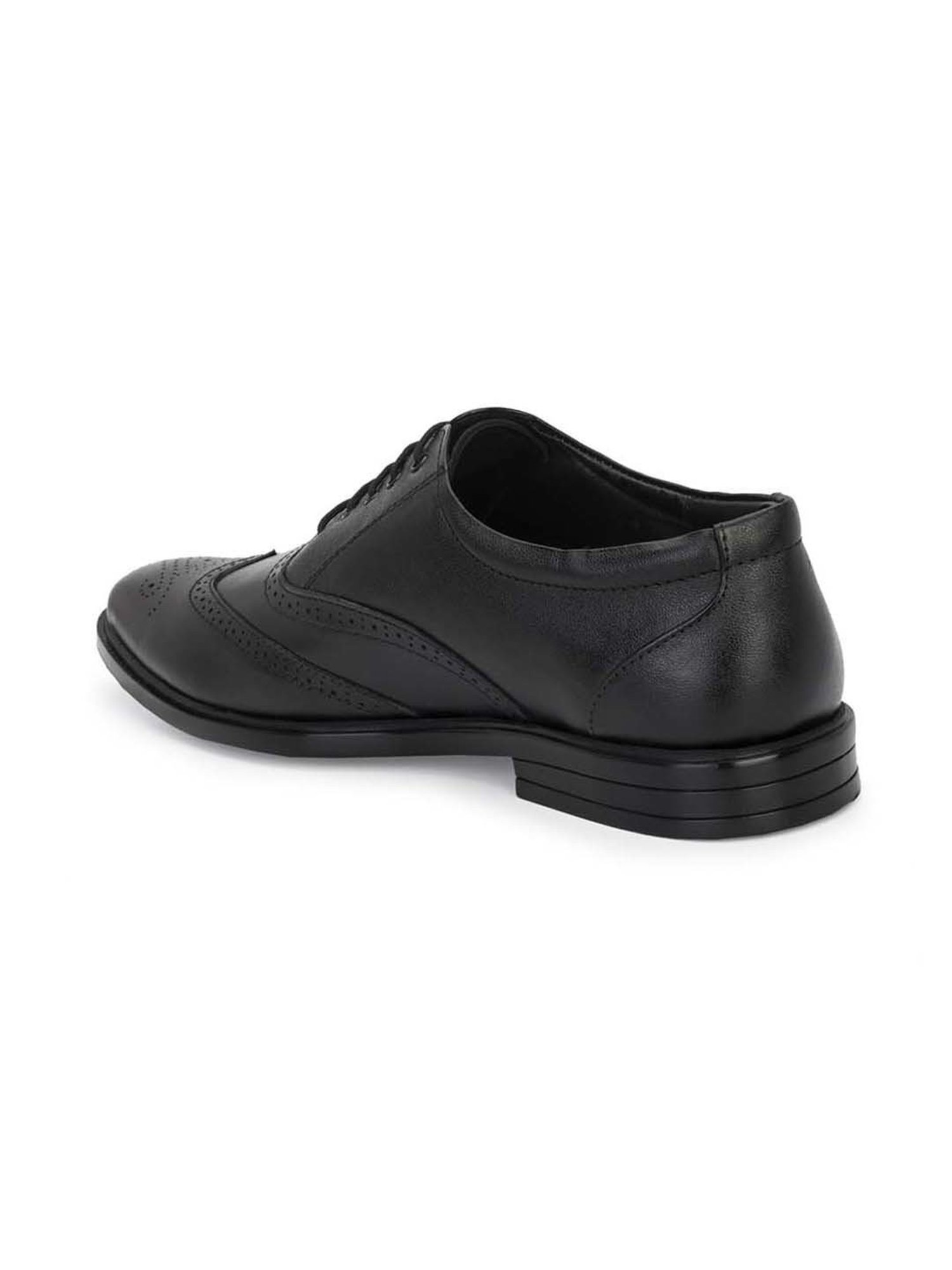 Eego Italy Men's Black Oxford Shoes