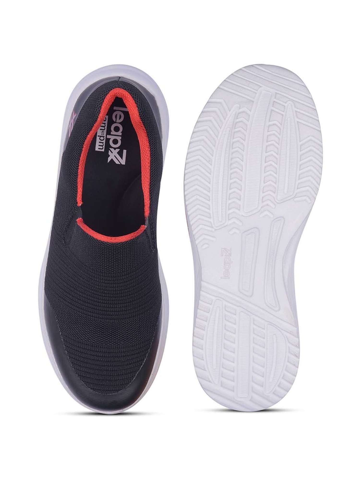 Leap7X by Liberty Men's Black Running Shoes