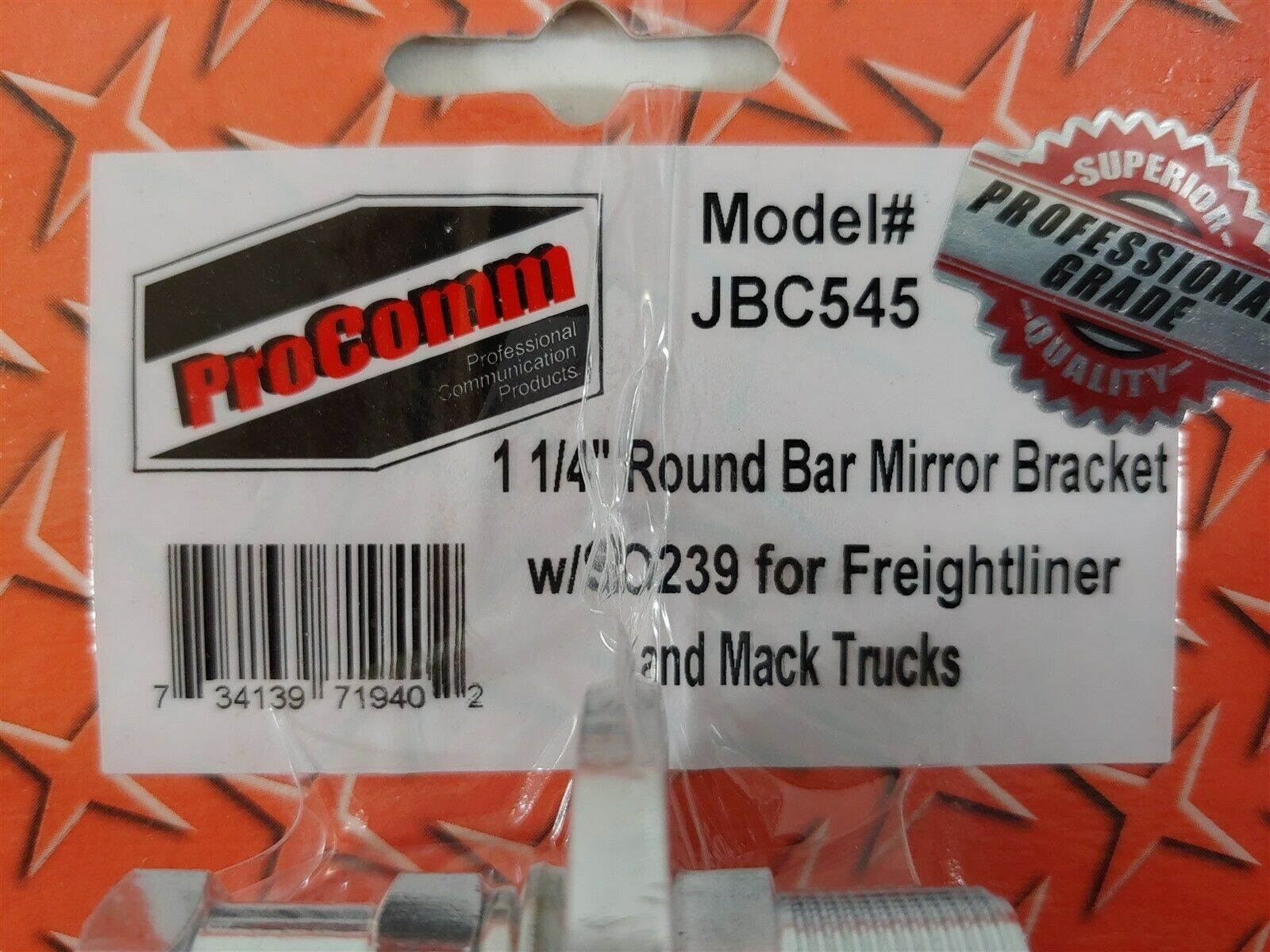 Procomm JBC545 1.25 in. Aluminum Mirror Mount