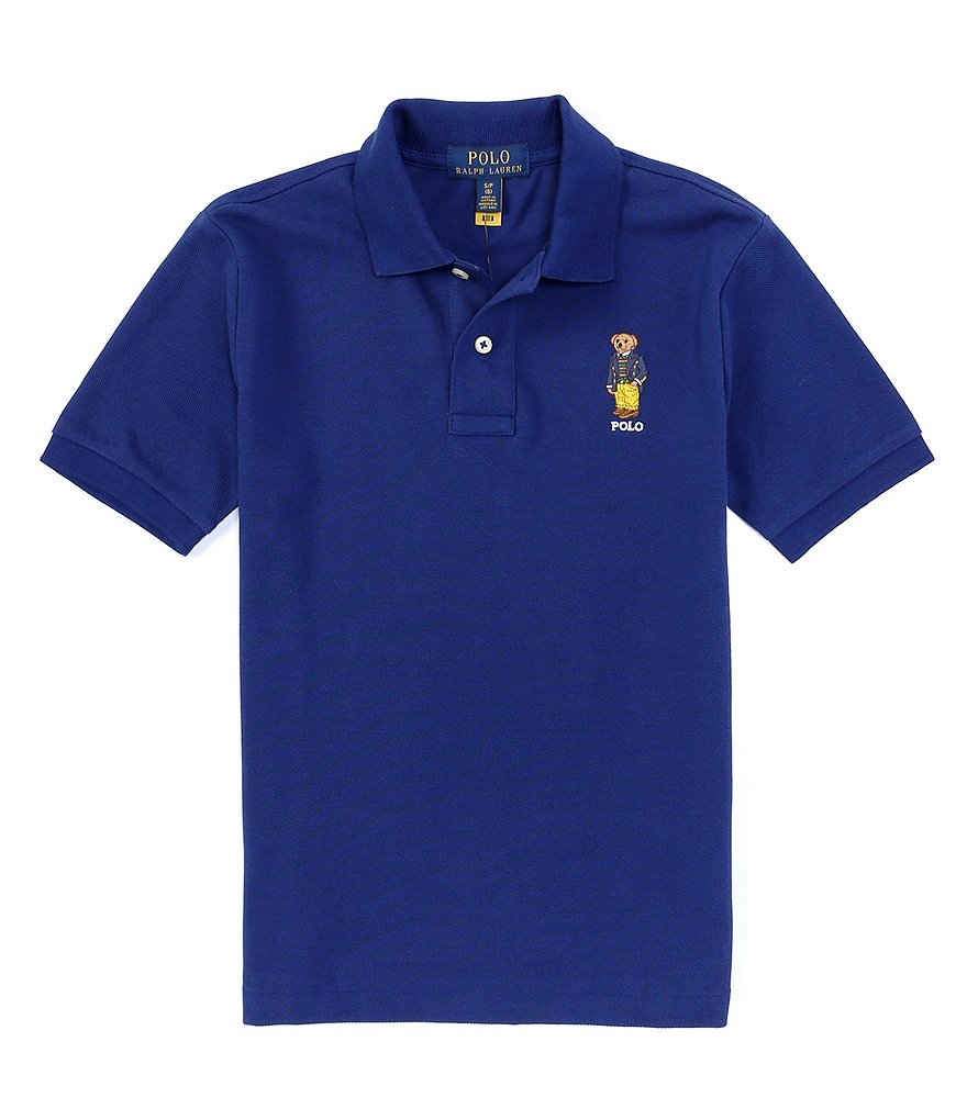 Polo Ralph Lauren Big Boys 8-20 Short-Sleeve Polo Bear Mesh Polo