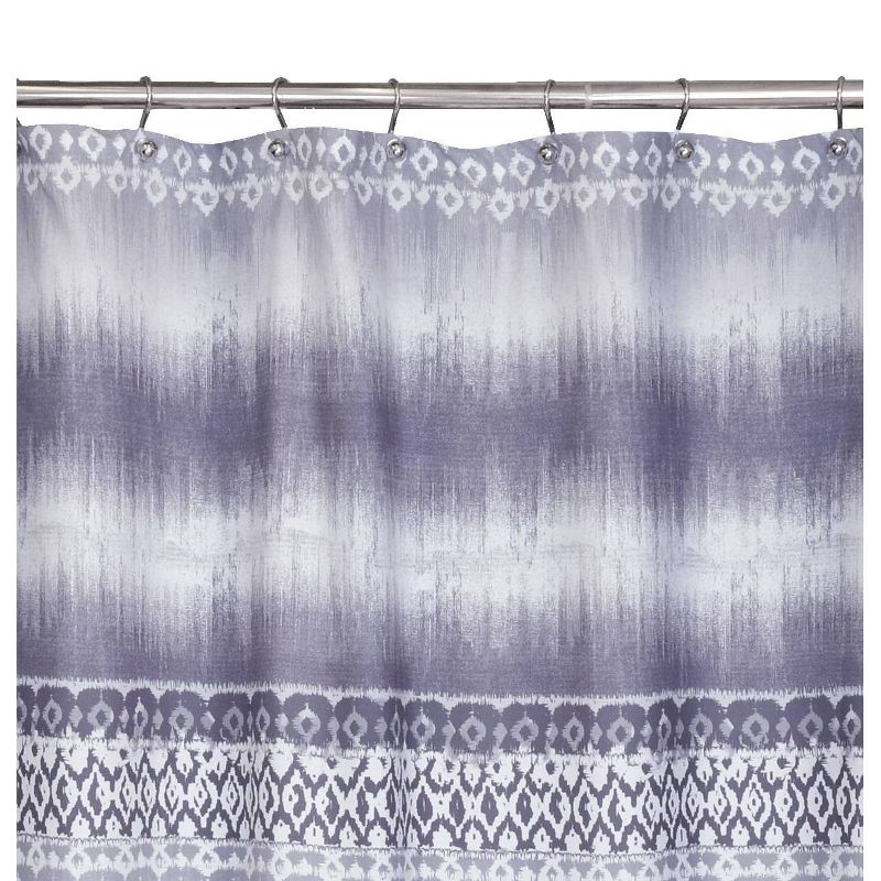 Tribe Vibe Shower Curtain Blue/White - Moda at Home