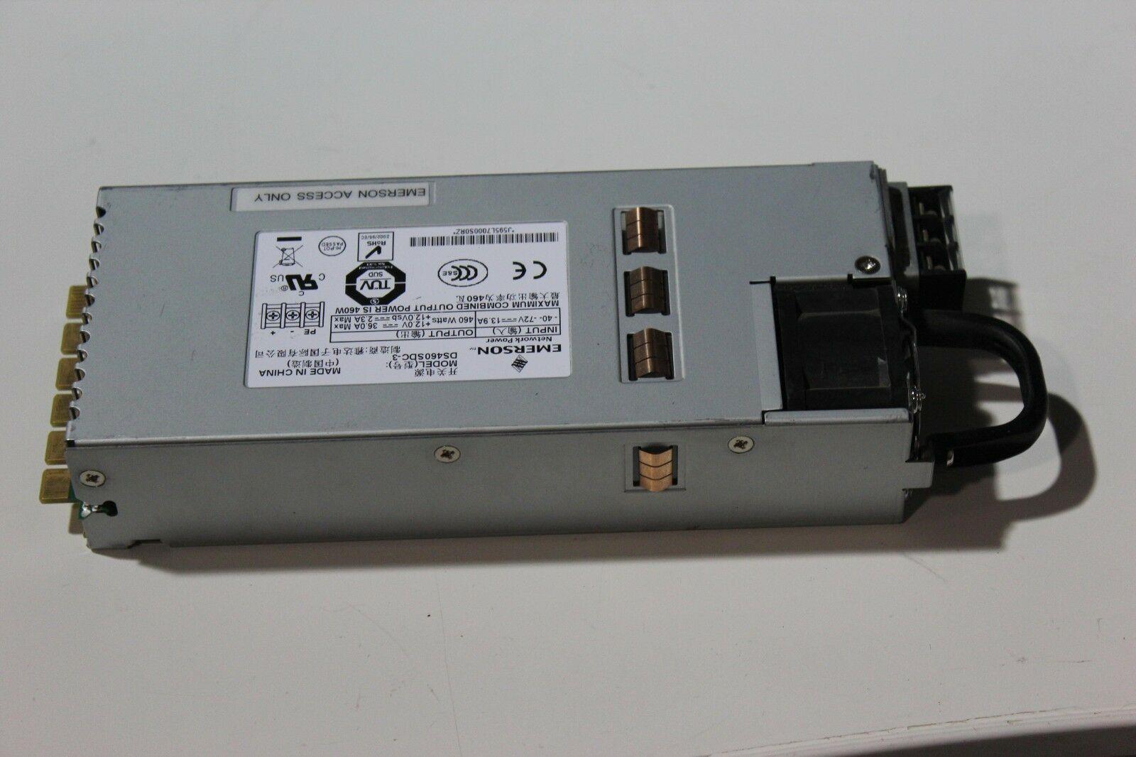 DS460SDC-3 PWR-460DC-F460 Watt DC PSU Arista 7124SX, 7050 & 7048-A front-to-rear