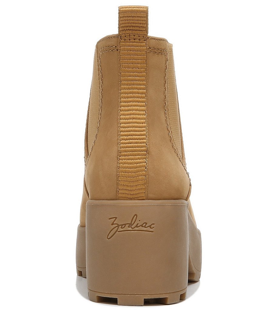 Zodiac Tavi Leather Chelsea Platform Booties