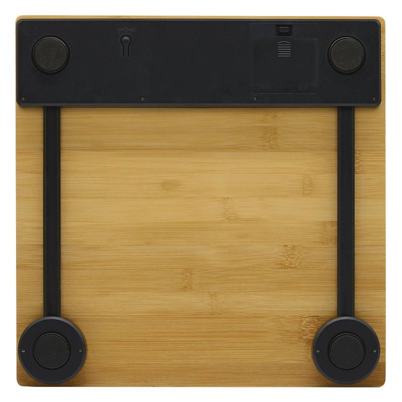 Digital Bamboo Bathroom Scale Natural - Taylor
