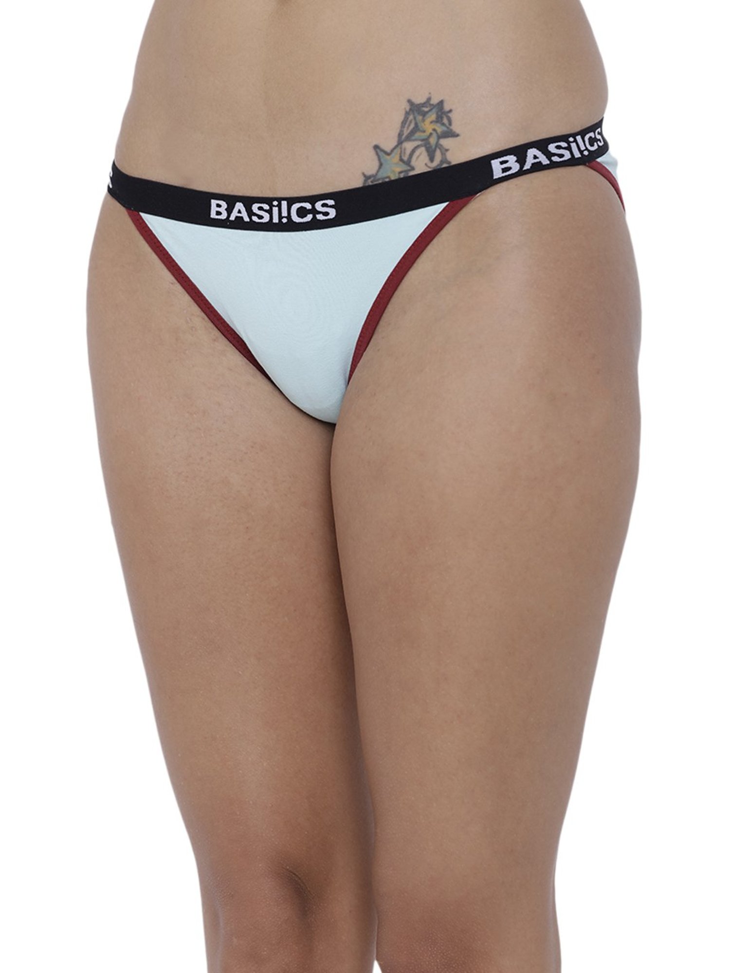 BASIICS by La Intimo Steel Grey Bikini Panty