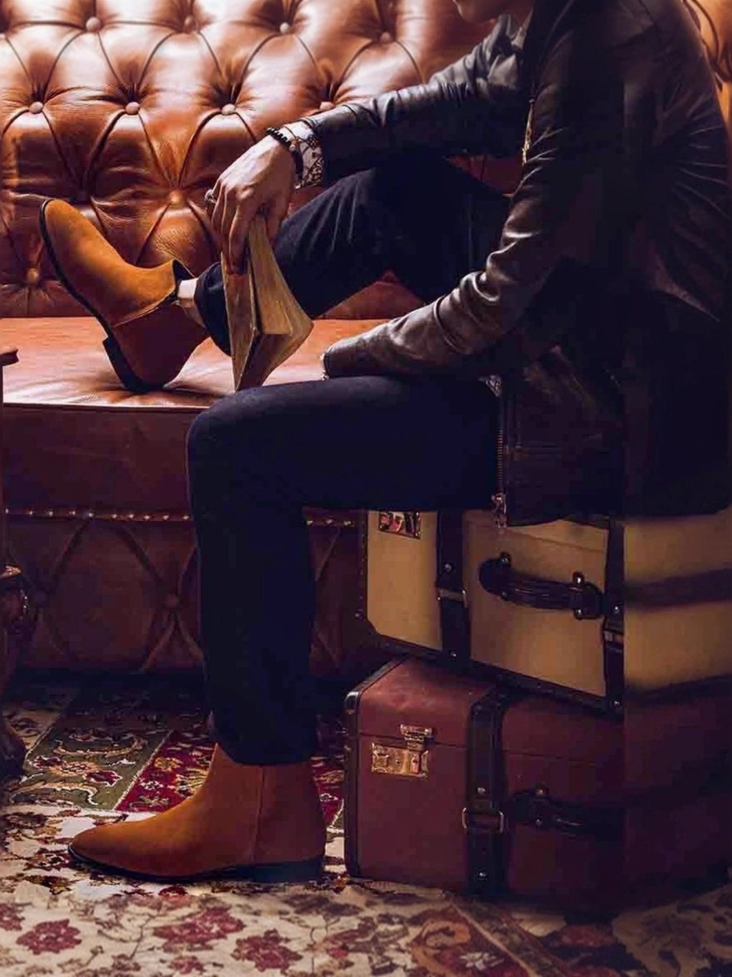 Saint G Men's Alfie Tan Boots