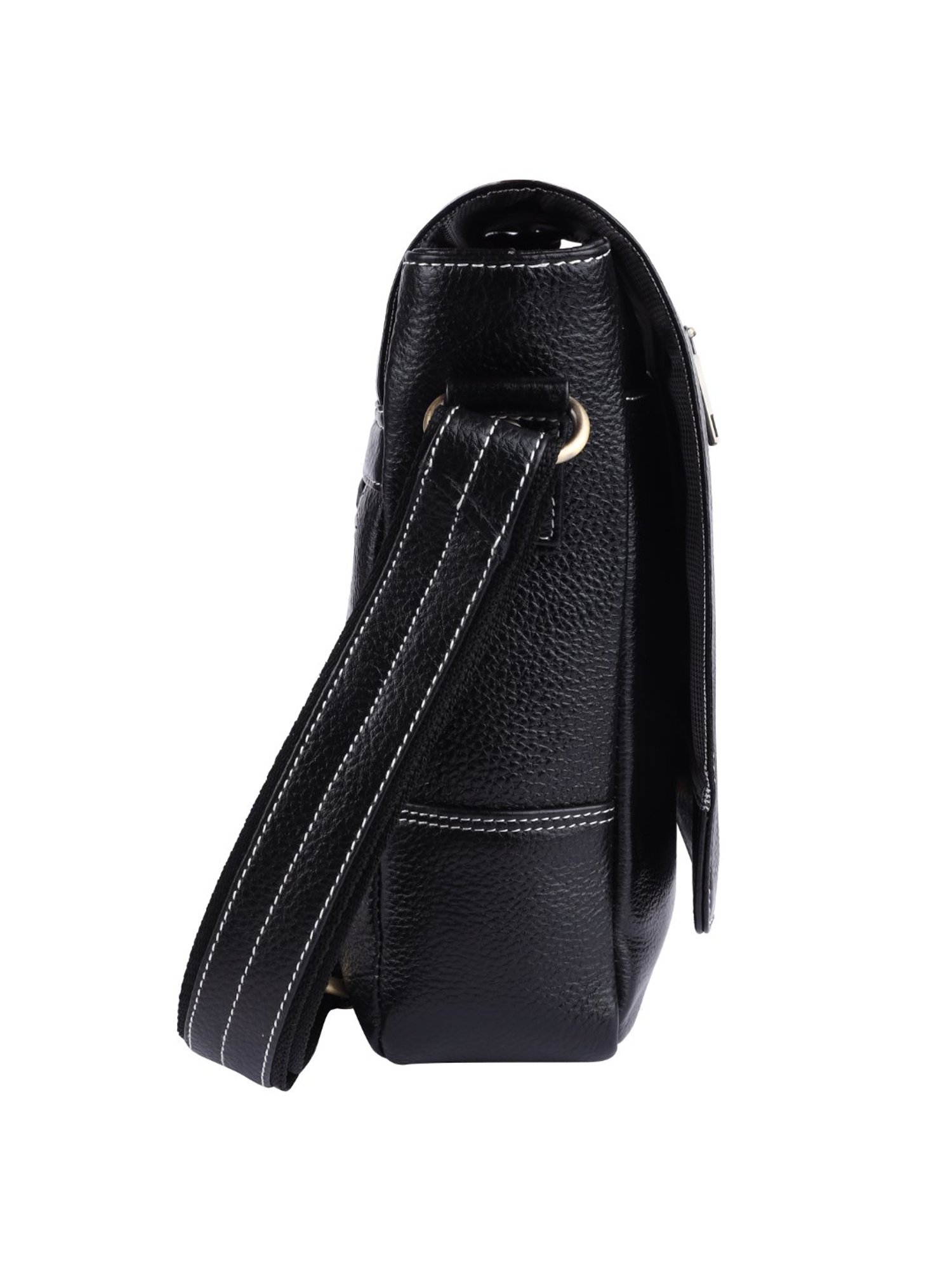 HiLEDER Pure Genuine Leather Messenger Shoulder Sling Cross Body Office Bag for Men and Women, Tan