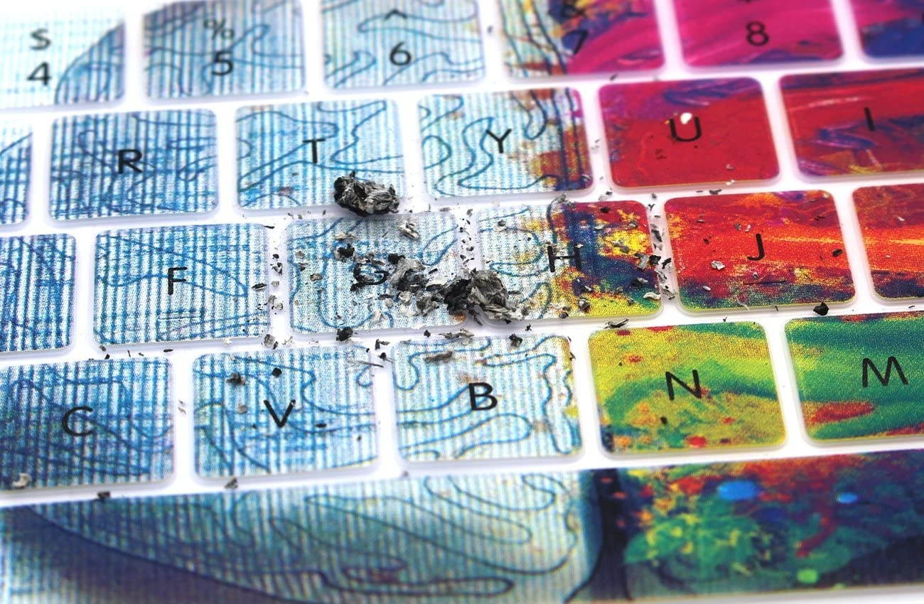 HRH Silicone Keyboard Cover Compatible Newest MacBook Pro with Touch Bar 13 Inch and 15 Inch(A2159/A1989/A1706,A1990/A1707) 2019 2018 2016 2017 Release,Creative Brain