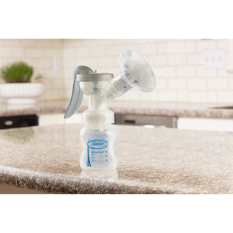 Dr. Brown's Manual Breast Pump with Silicone Shields