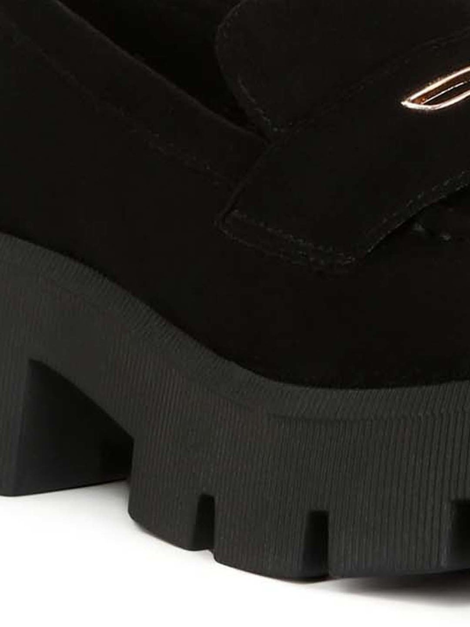 London Rag Women's Black Casual Loafers