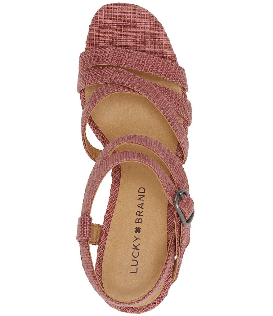 Lucky Brand Carlisha Woven Platform Wedges