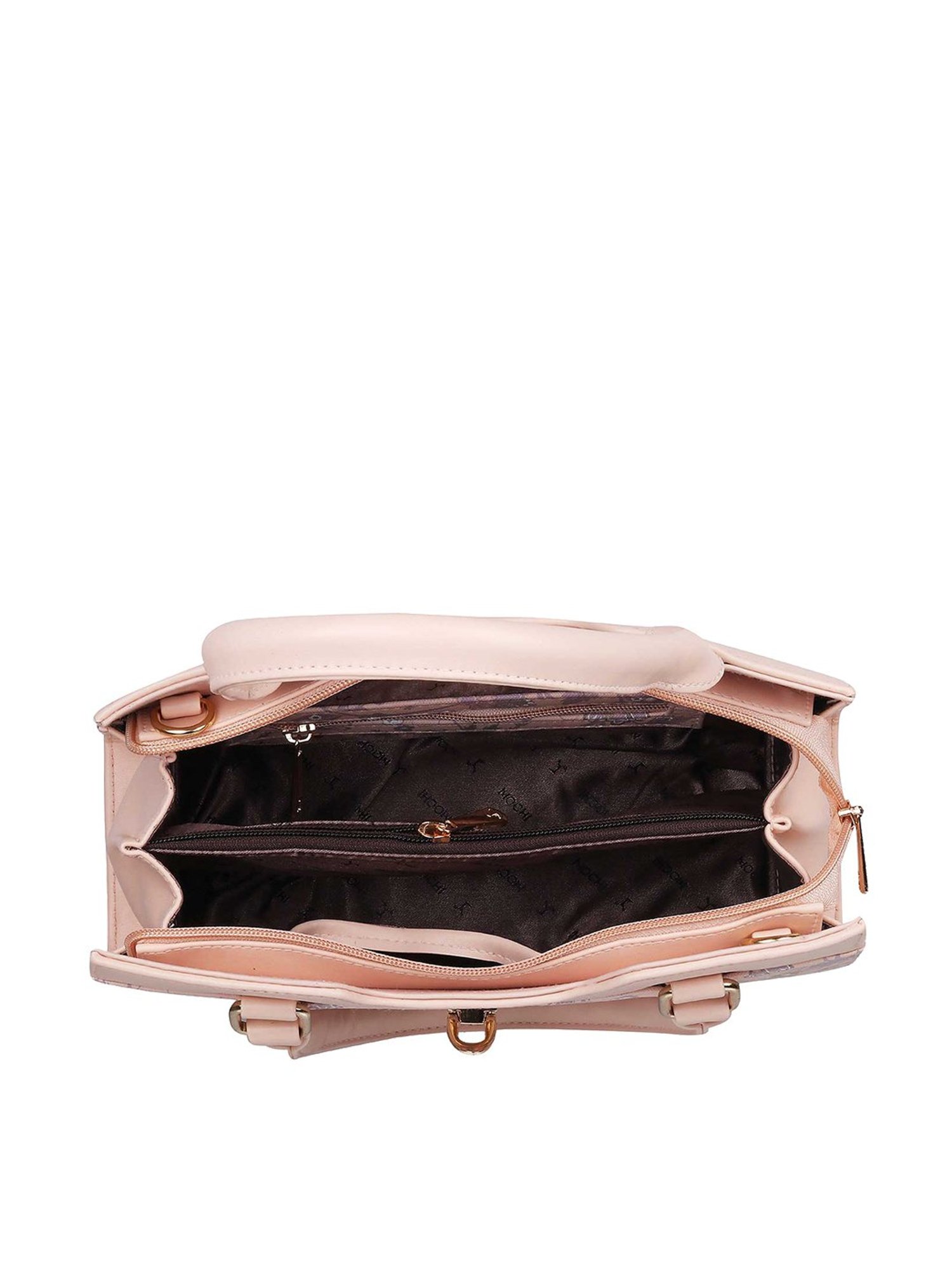 Mochi Pink Floral Satchel Handbag