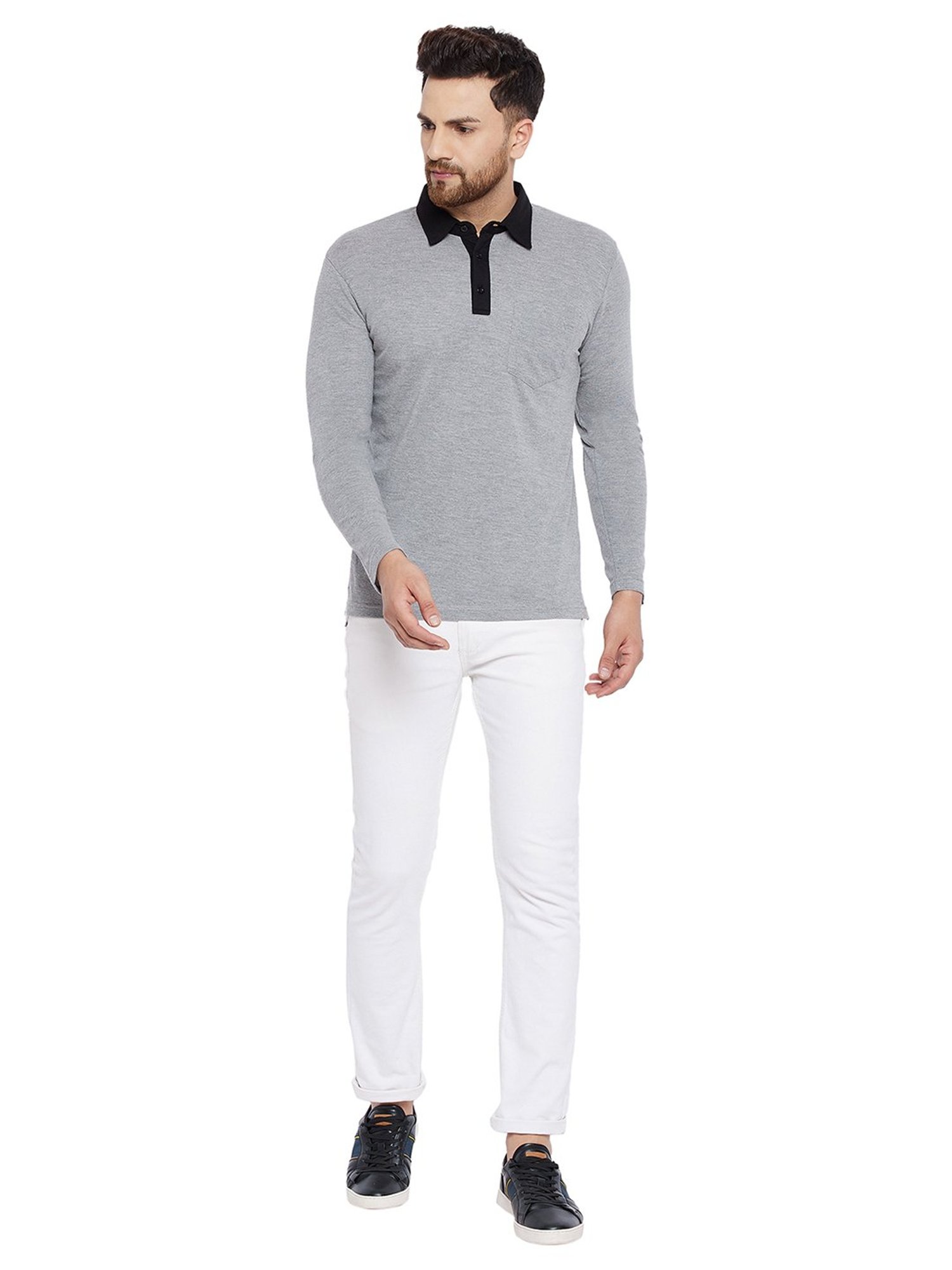 Hypernation Grey Crew T-Shirt