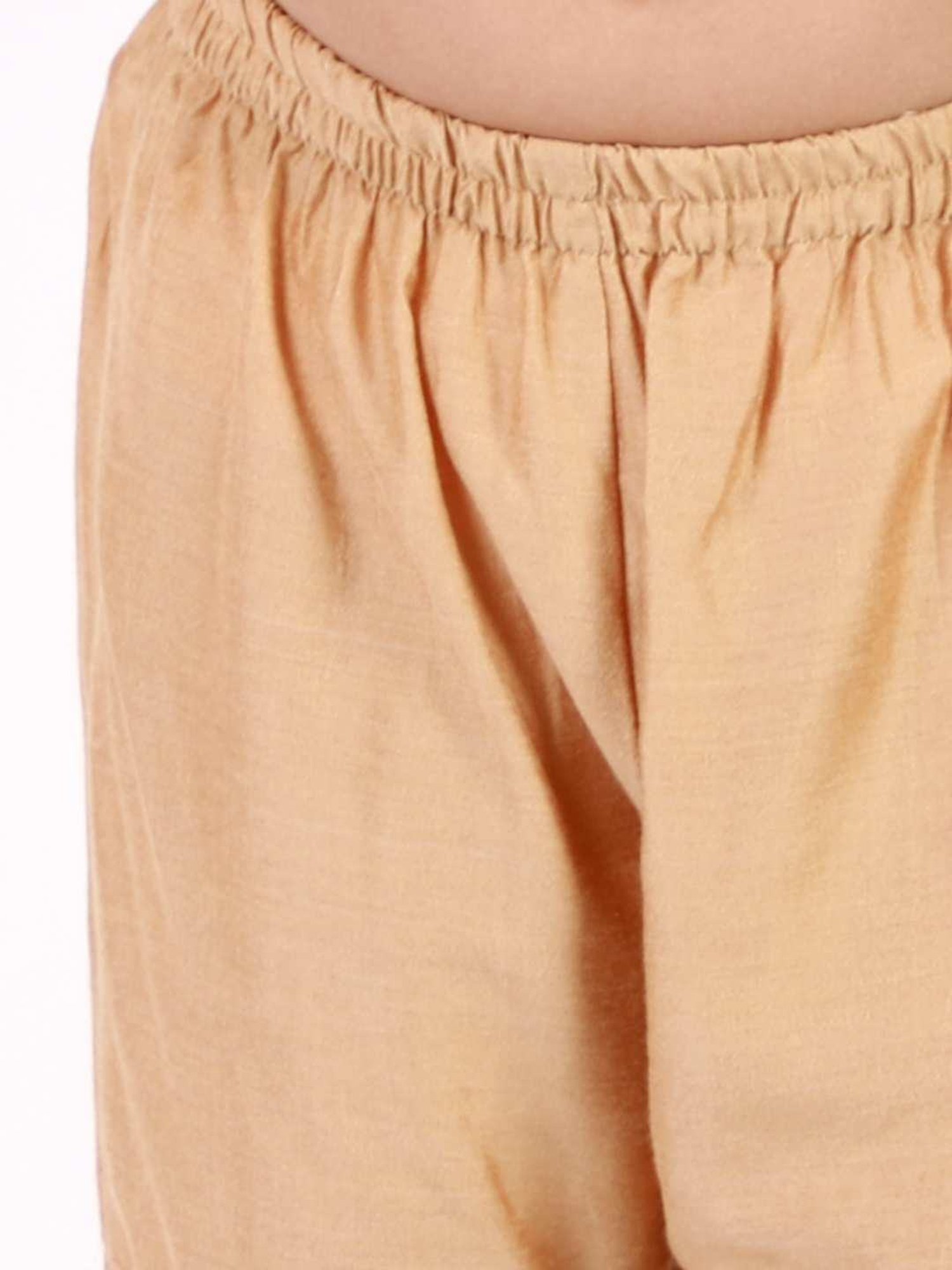 VASTRAMAY Kids Blue & White Cotton Over Dyed Kurta Set