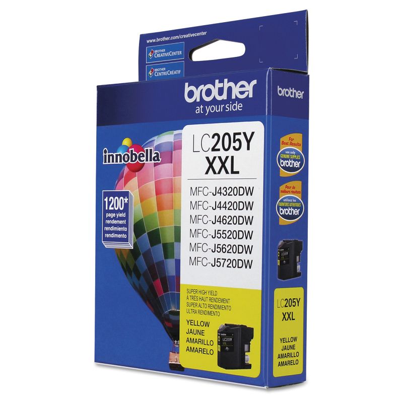 Brother LC205Y Innobella Super High-Yield Single Ink Cartridge - Yellow (BRTLC205Y)