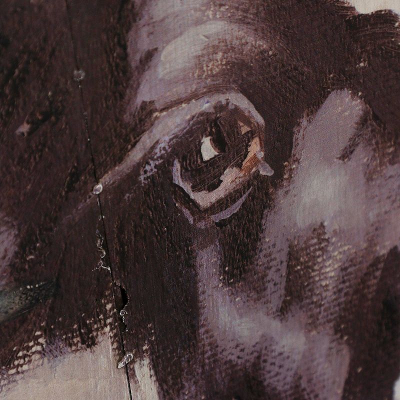 Metal Betty Sue Who Rustic Design Cow Printed Wall Art - StyleCraft