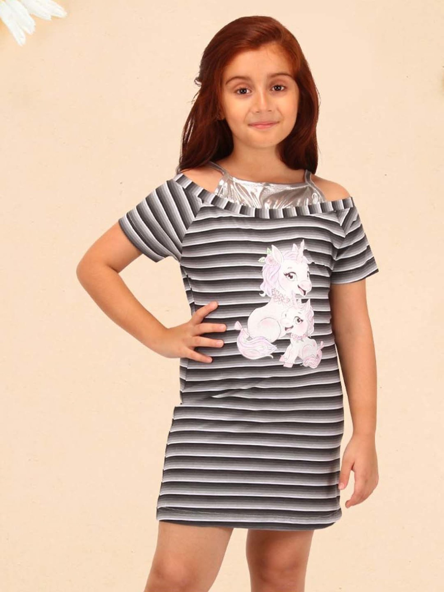 Cutecumber Kids Black Knit Dress