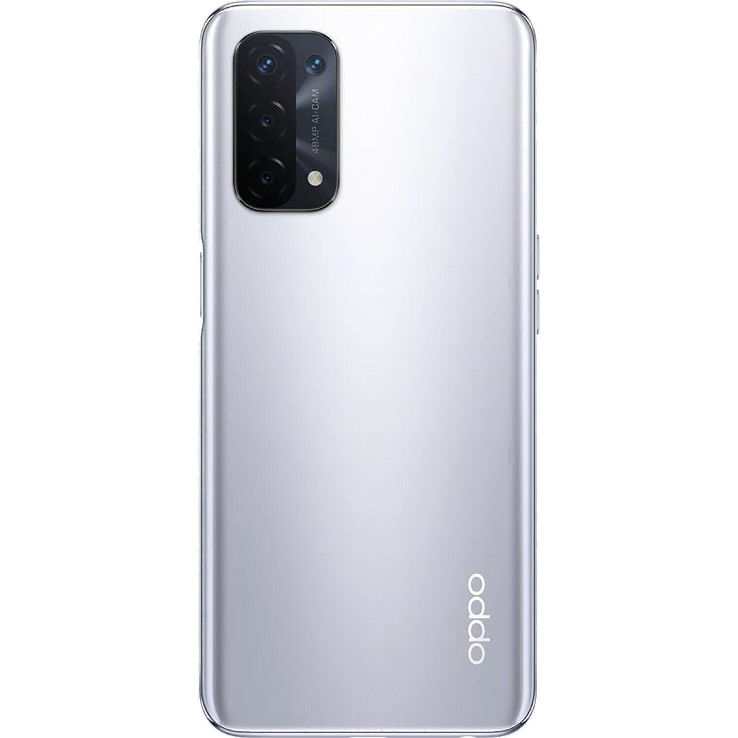 Oppo A74 Dual-SIM 128GB ROM + 6GB RAM (GSM Only | No CDMA) Factory Unlocked 5G Smartphone (Space Silver) - International Version