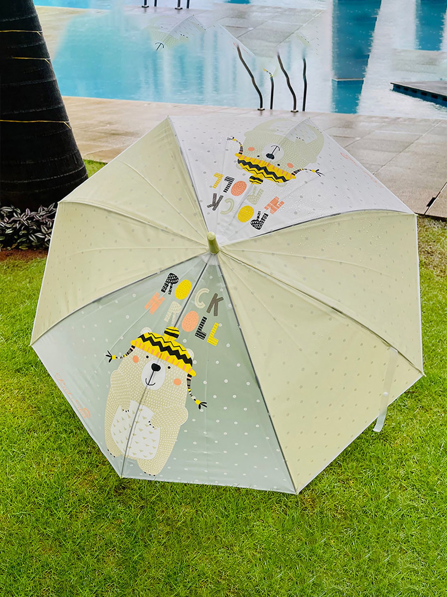 Little Surprise Box LLP Grey Polyester Kids Umbrella