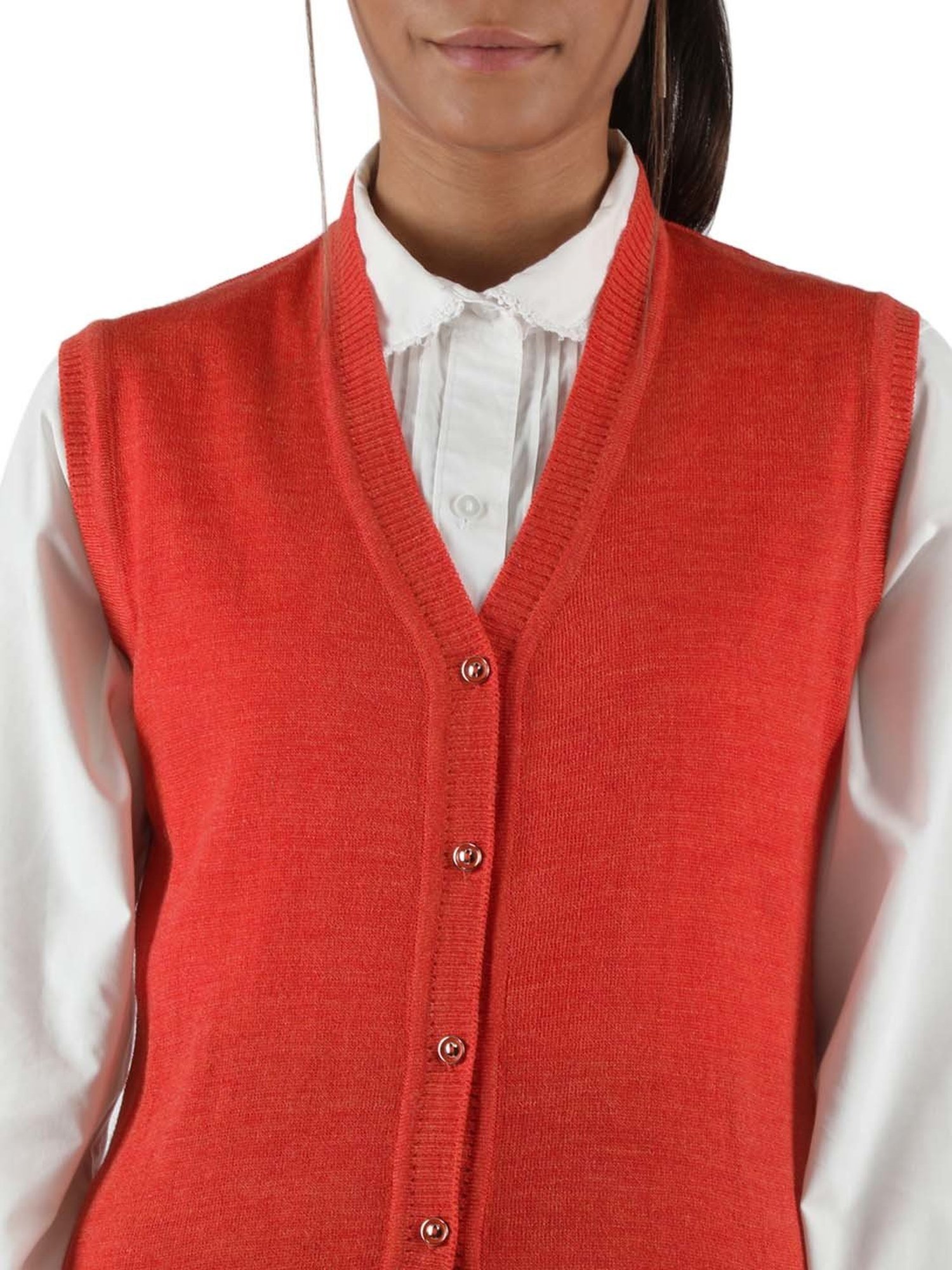 Monte Carlo Orange Open Front Cardigan