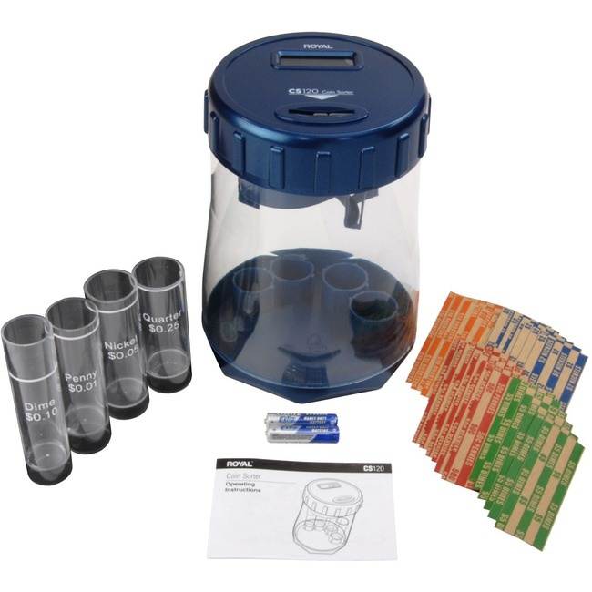 Royal Cs120 Coinsorter Rosegld