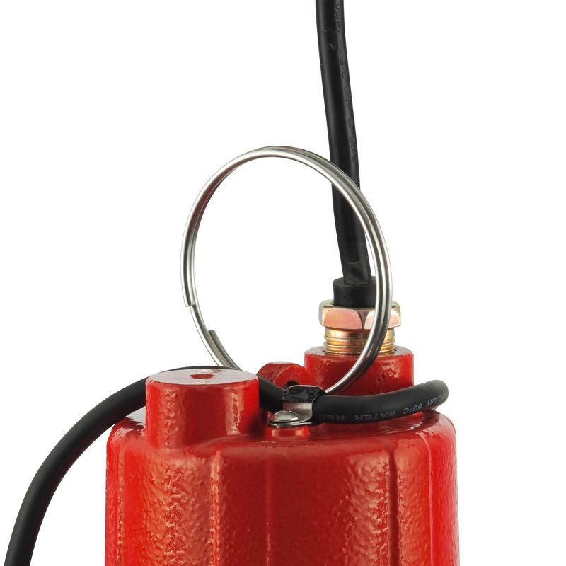 Red Lion 1/2 HP 4300 GPH Cast Iron Sump Pump with Tethered Float Switch 14942746