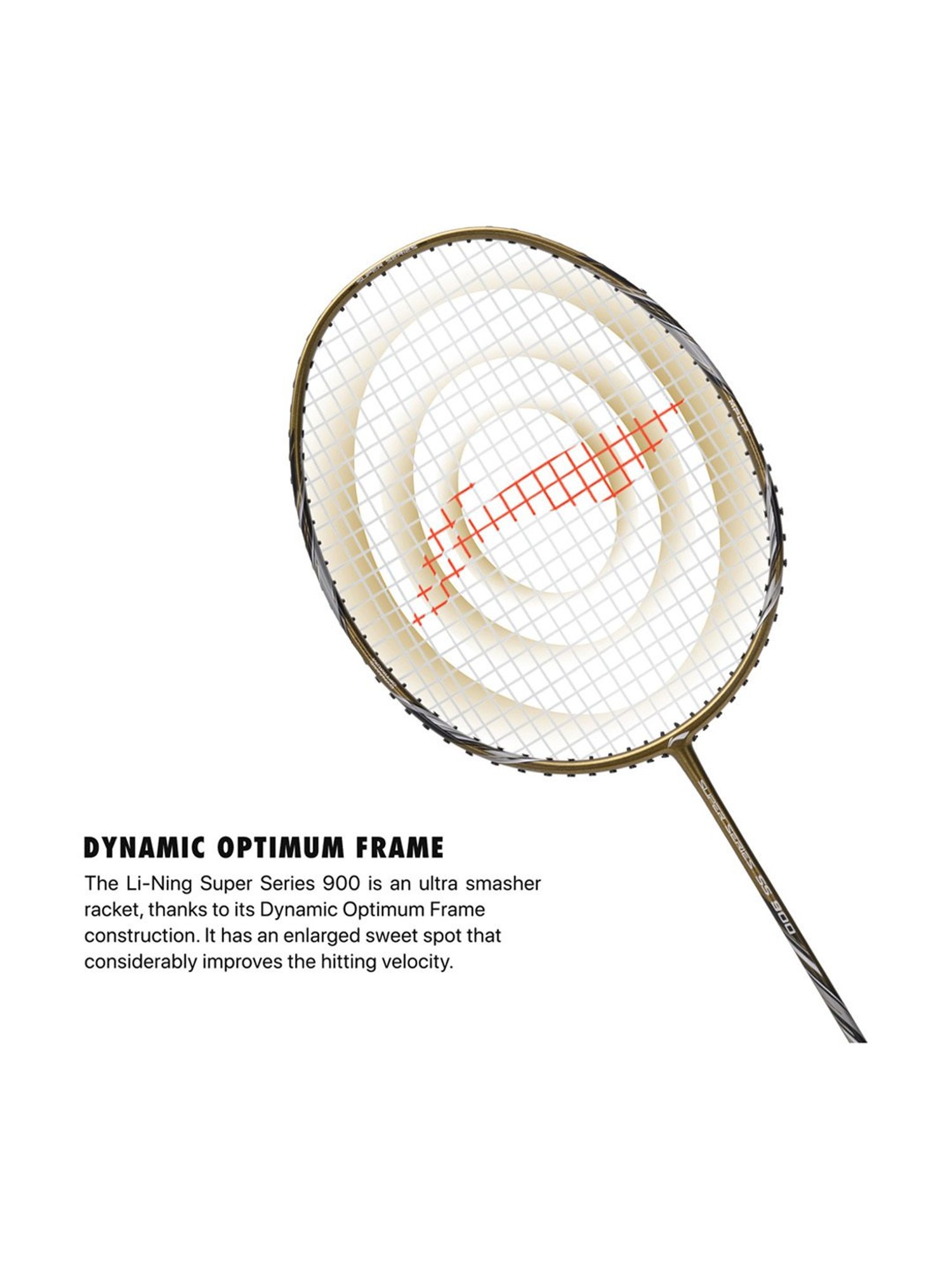 Li-Ning Super Series 900 Badminton Racket (Olive) Size - Medium