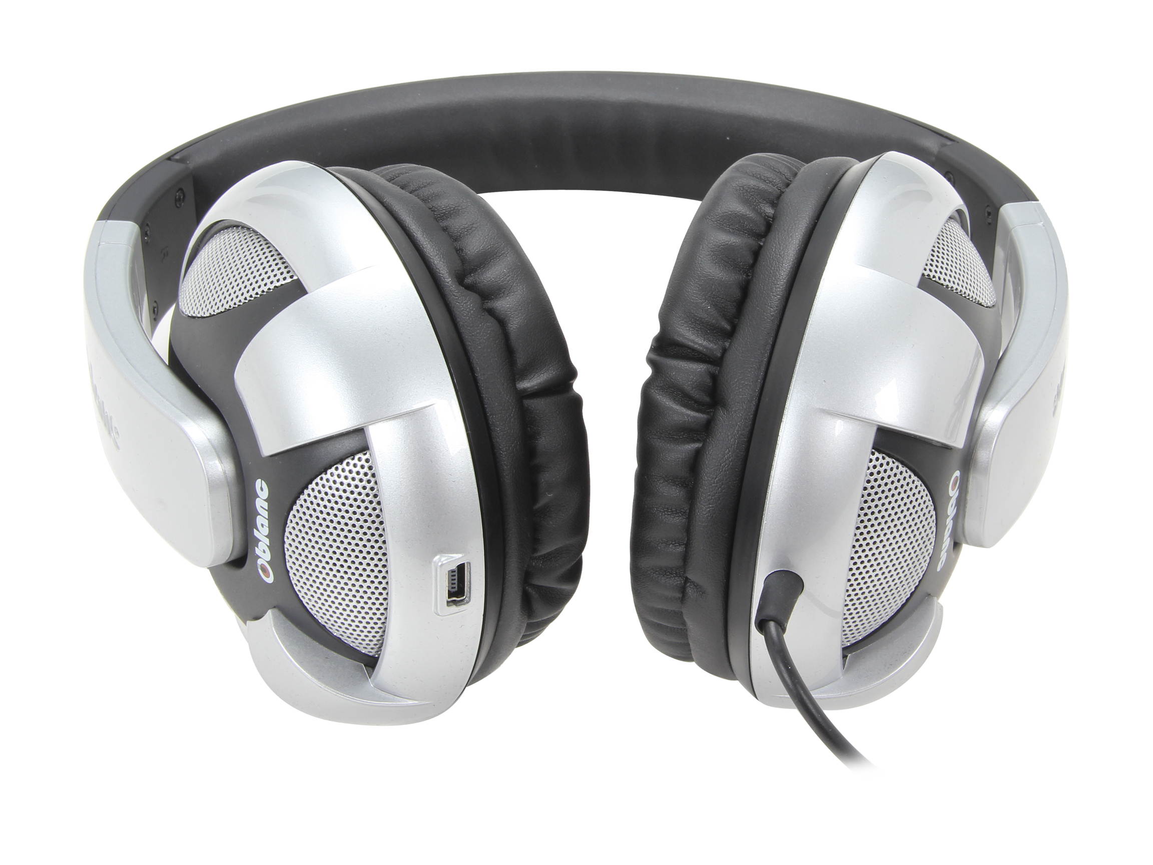 SYBA OG-AUD63053 Circumaural Oblanc U.F.O. Subwoofer 2.1 Professional Stereo Headphones with Built-in Battery