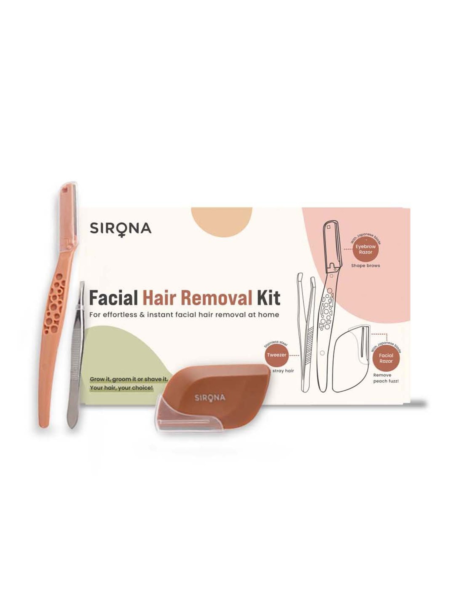 Sirona Reusable Facial Hair Removal Kit