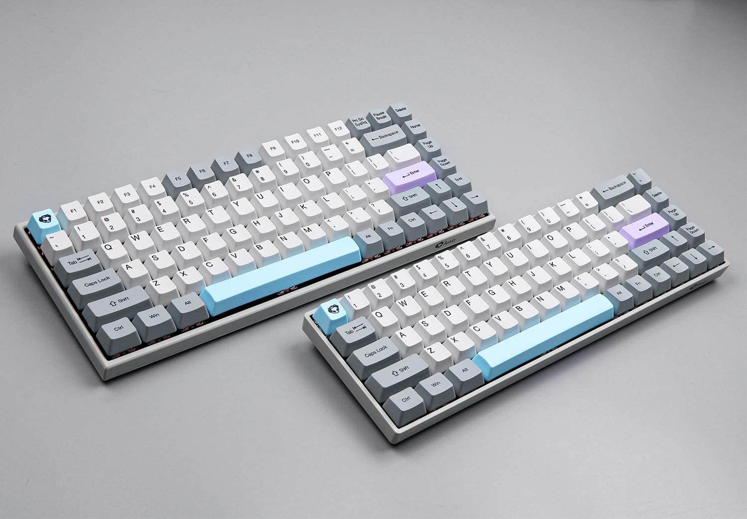 EPOMKER AKKO 3084 Silent 84 Keys Bluetooth 5.0 Mechanical Keyboard TKL with PBT OEM Keycaps, Type-C Port, 1800mAh Built-in Battery for Win/Mac/Gaming (Gateron Yellow Switch, 3084)