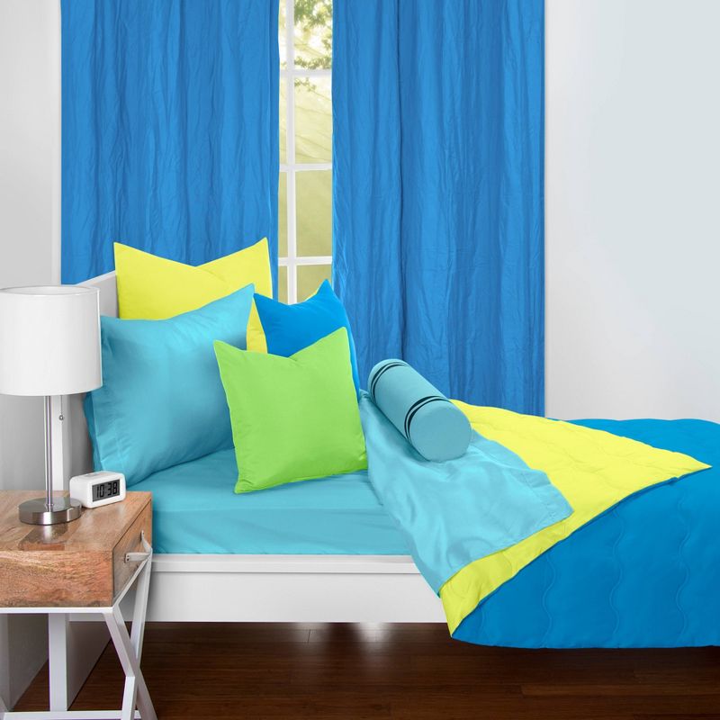 Queen Microfiber Sheet Set Teal - Crayola