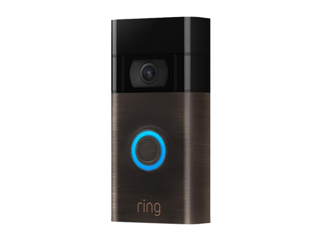 Ring Video Doorbell 2nd Gen, HD 1080P with 2-way Talk and Advanced Motion Detection, Built-in Rechargeable Battery or Connects to Existing Doorbell Wires (Venetian Bronze)