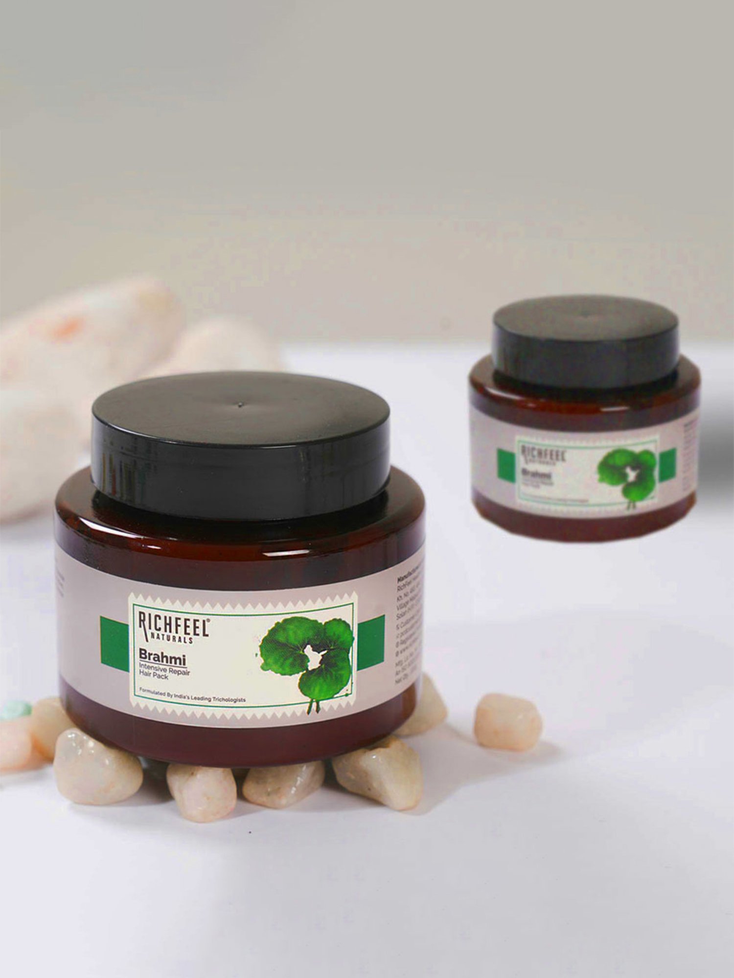 Richfeel Brahmi Intensive Repair Hair Pack - Pack of 3