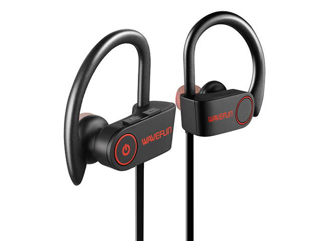 AutofeelSunriseoffice Bluetooth Earphone Headset Wireless Headphone With Mic 3D Bass Stereo Sport Earbuds IPX7 Waterproof For Phone iPhone Samsung Xiaomi